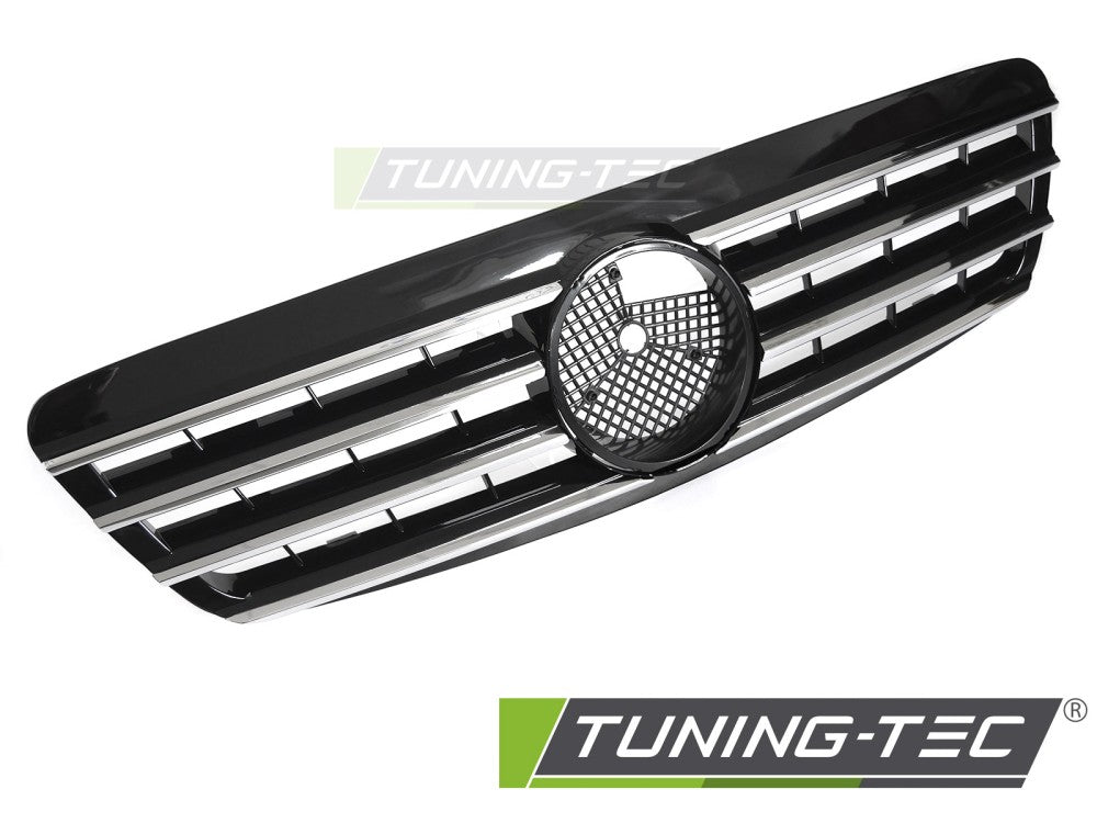 CALANDRE SPORT CHROMÉE NOIRE compatible MERCEDES W220 98-02
