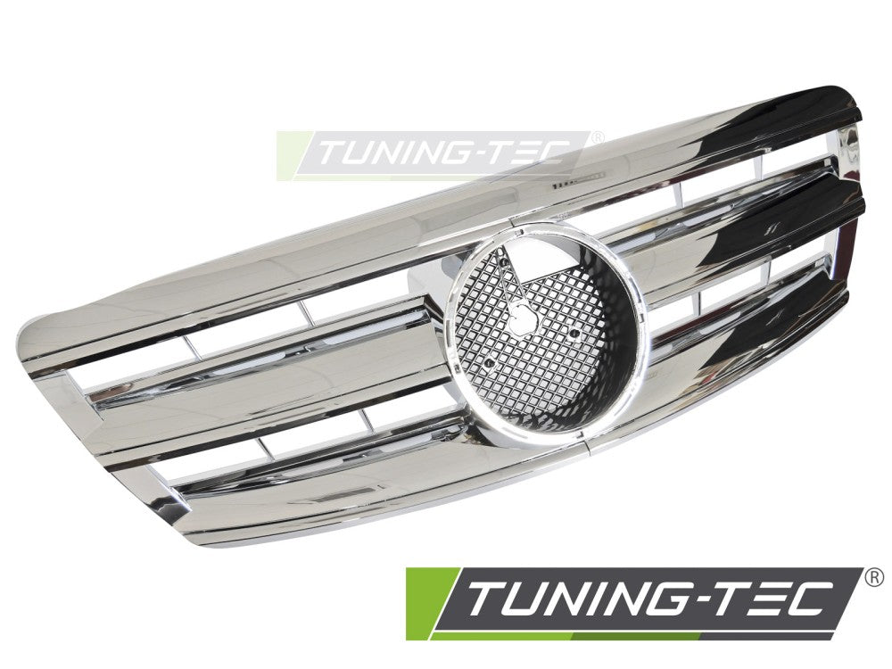 Calandre sport chromée compatible avec Mercedes W220 02-05