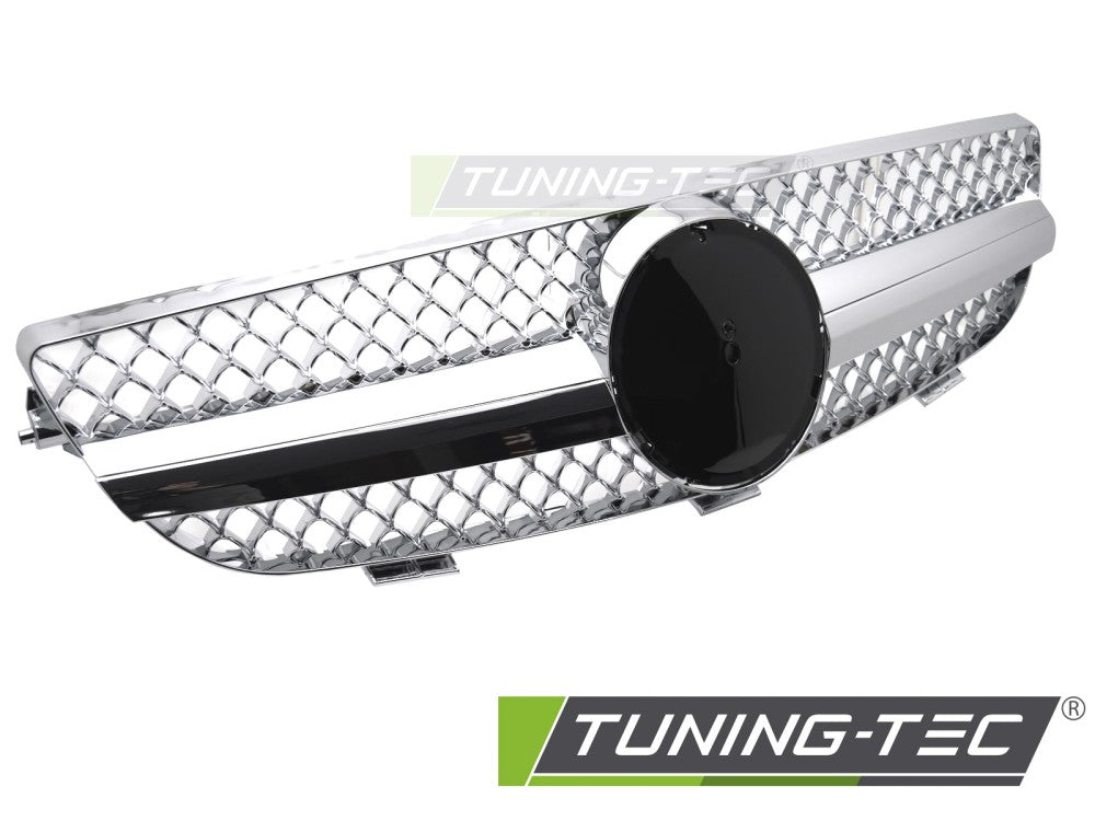 CALANDRE SPORT CHROMÉE compatible MERCEDES CLK W209 03-10