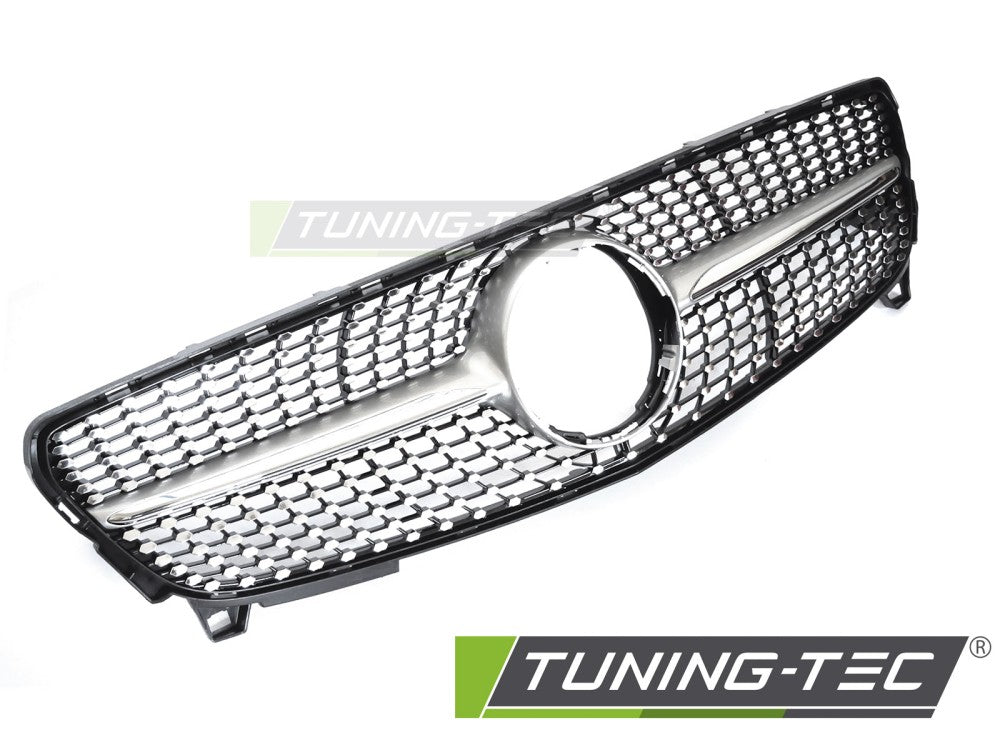 Calandre chromée argent diamant compatible avec Mercedes W176 15-18