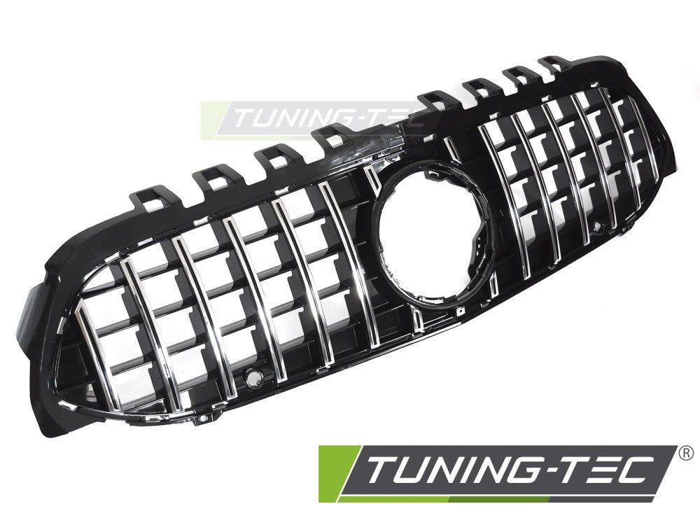 CALANDRE SPORT CHROMÉE NOIRE compatible MERCEDES CLASSE A W177 18-22