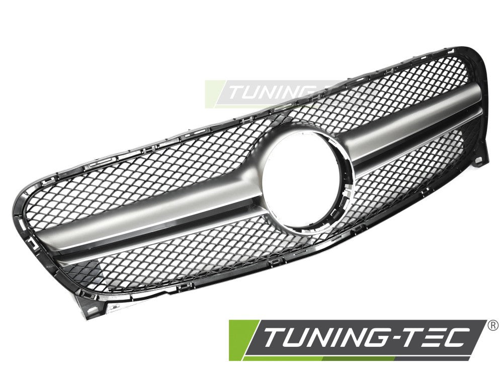 Calandre noire et argentée compatible avec Mercedes GLA X156 13-16