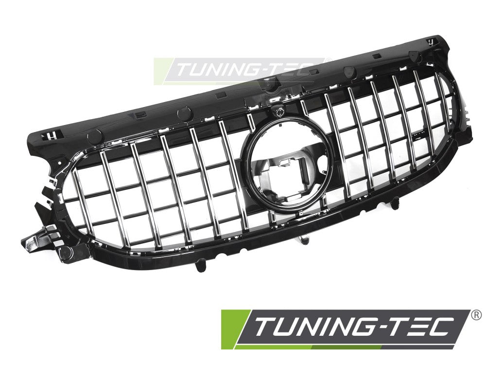 CALANDRE SPORT NOIRE CHROMÉE compatible MERCEDES GLA H247 19-23