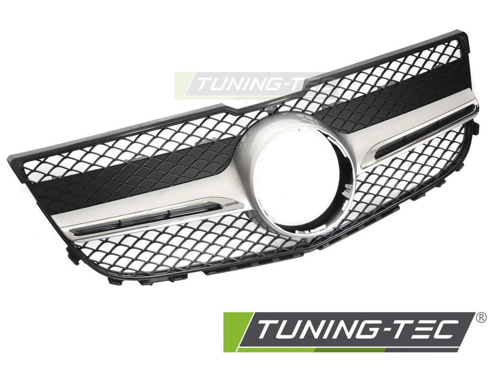 CALANDRE SPORT ARGENTÉ CHROMÉE compatible MERCEDES GLK X204 13-15