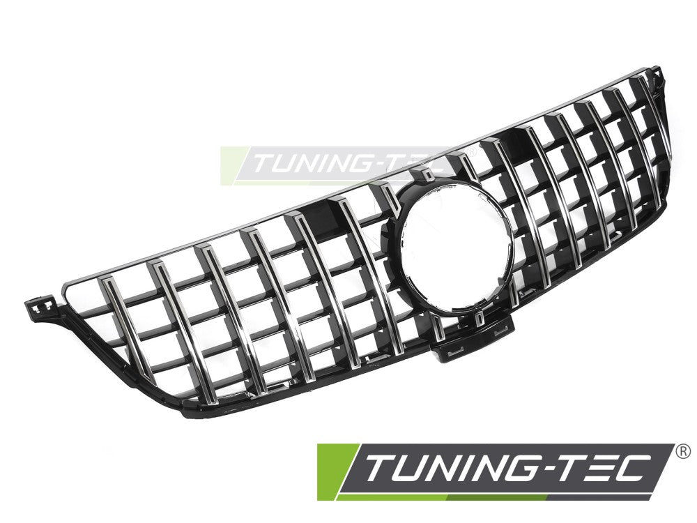 CALANDRE SPORT NOIRE CHROMÉE compatible MERCEDES CLASSE M W166 11-15