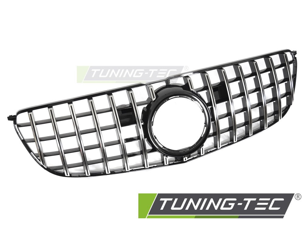 CALANDRE SPORT NOIRE CHROMÉE compatible MERCEDES GLS X166 15-19