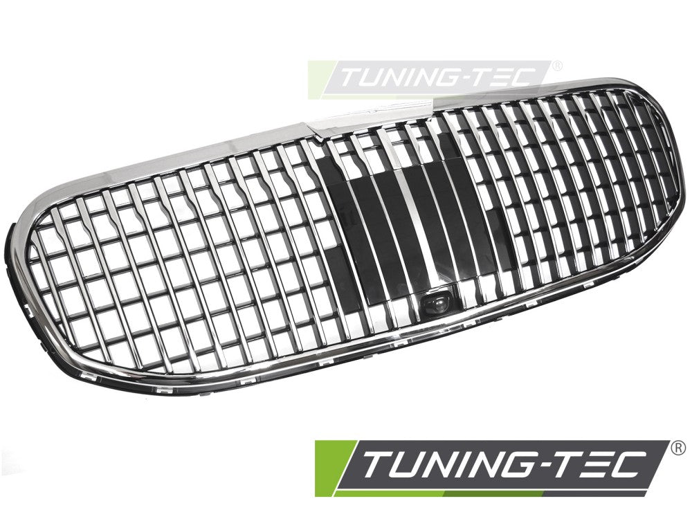 Calandre chromée noire compatible avec Mercedes GLS X167 19-23