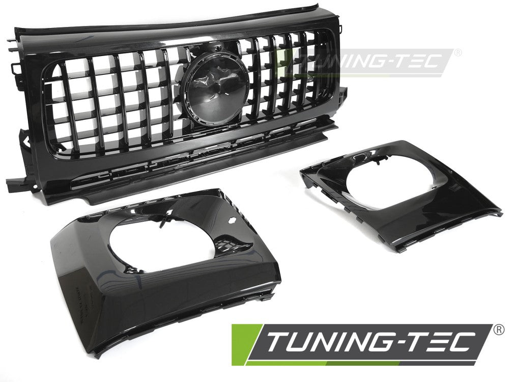 CALANDRE SPORT NOIR BRILLANT compatible MERCEDES CLASSE G W464 18-24