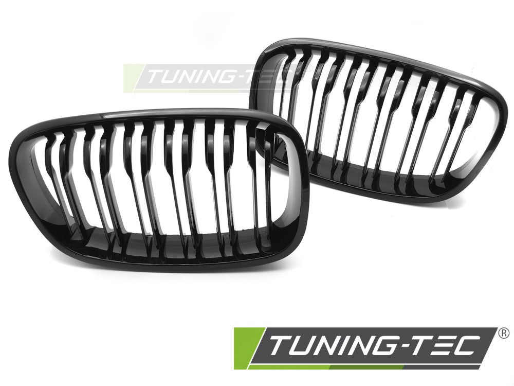 CALANDRE SPORT NOIRE BRILLANTE À DOUBLE BARRE compatible BMW F20 / F21 11-14