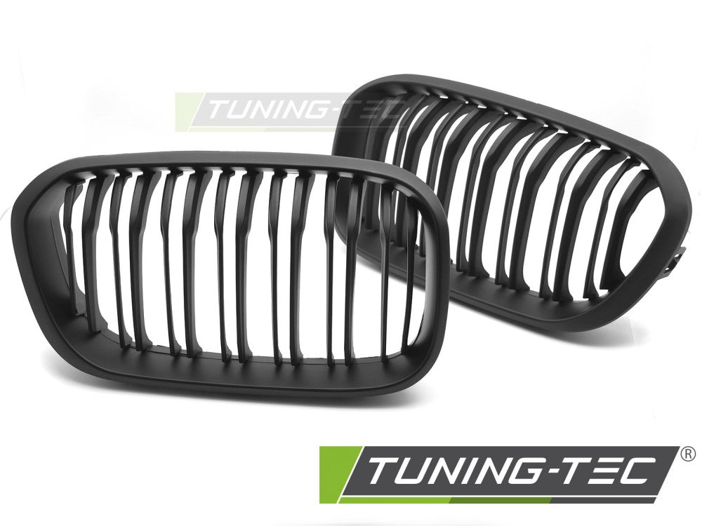 CALANDRE SPORT NOIR MAT À DOUBLE BARRE compatible BMW F20 / F21 LCI 15-18