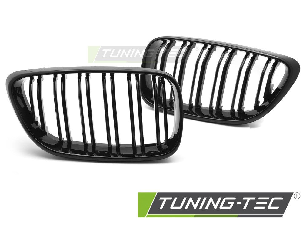 CALANDRE SPORT NOIRE BRILLANTE À DOUBLE BARRE compatible BMW F22 / F23 13-21
