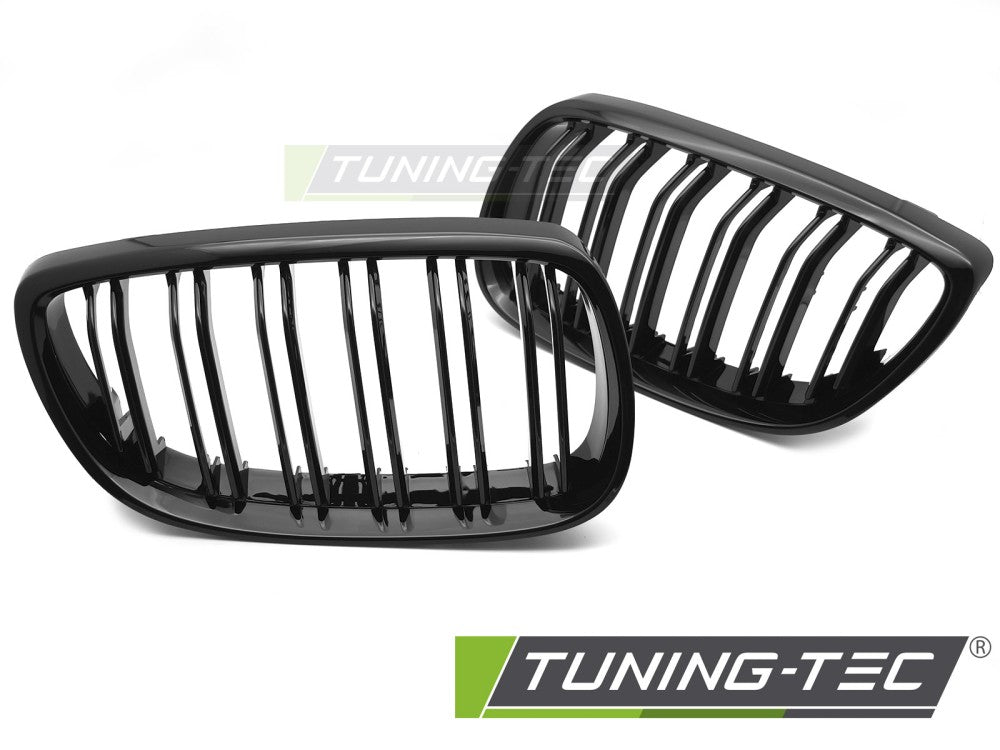 CALANDRE SPORT NOIRE BRILLANTE À DOUBLE BARRE compatible BMW E92 / E93 06-10