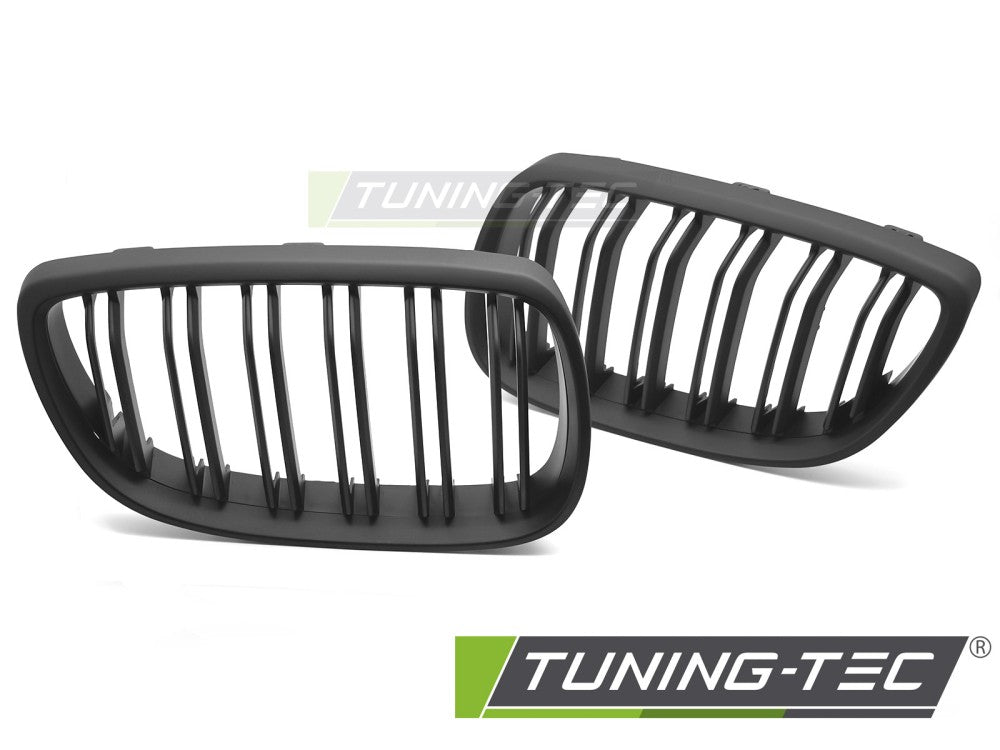 CALANDRE SPORT NOIR MAT DOUBLE BARRE compatible BMW E92 / E93 06-10
