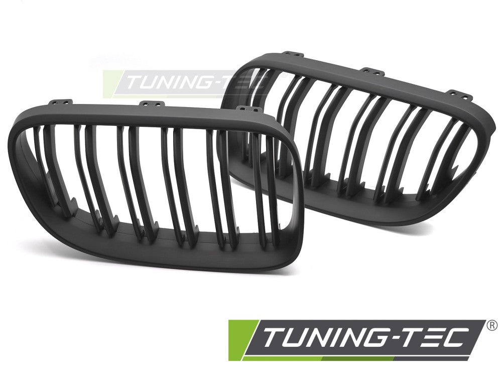 CALANDRE SPORT NOIR MAT À DOUBLE BARRE compatible BMW E92 / E93 LCI 10-13