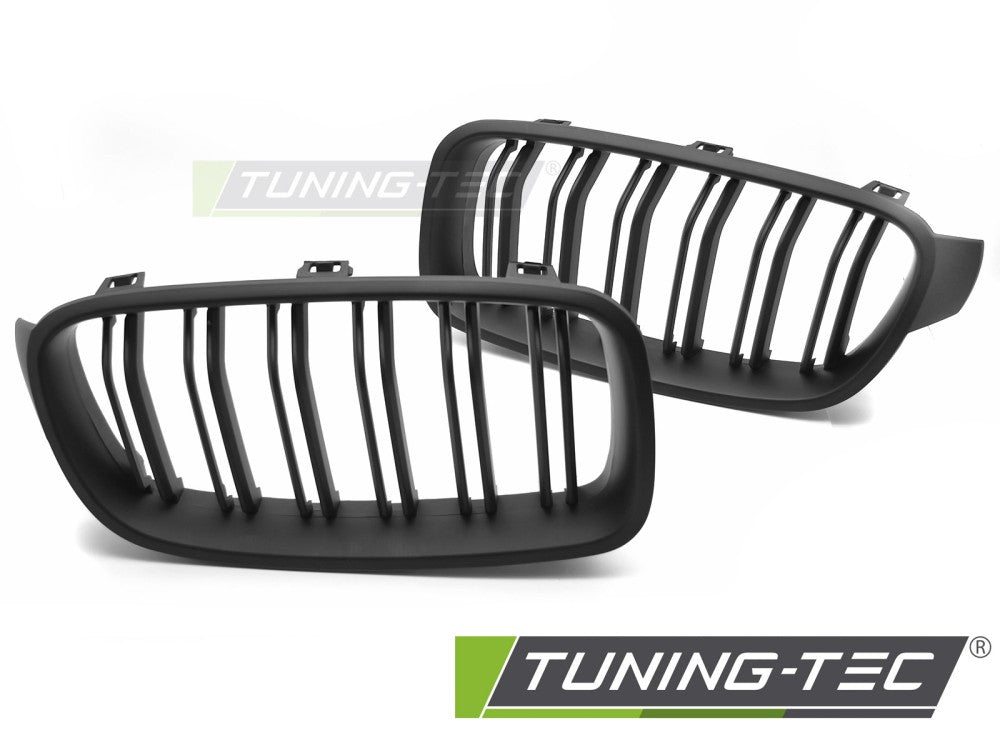 Calandre sport noir mat à double barre compatible BMW F30 / F31 11-18
