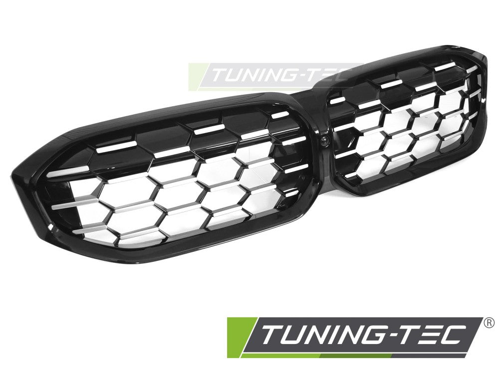 Calandre diamant argent noir compatible BMW G20 / G21 LCI 22-26