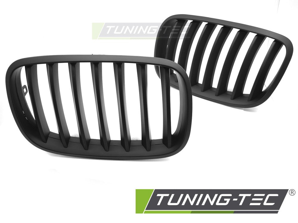 Calandre noire mate compatible avec BMW X5 E70 07-13 / X6 E71 08-14