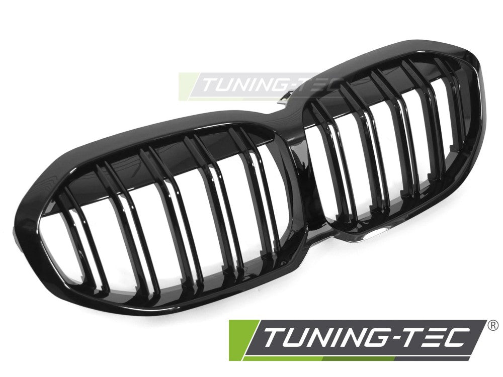 Calandre sport noire brillante à double barre compatible BMW F40 19-24