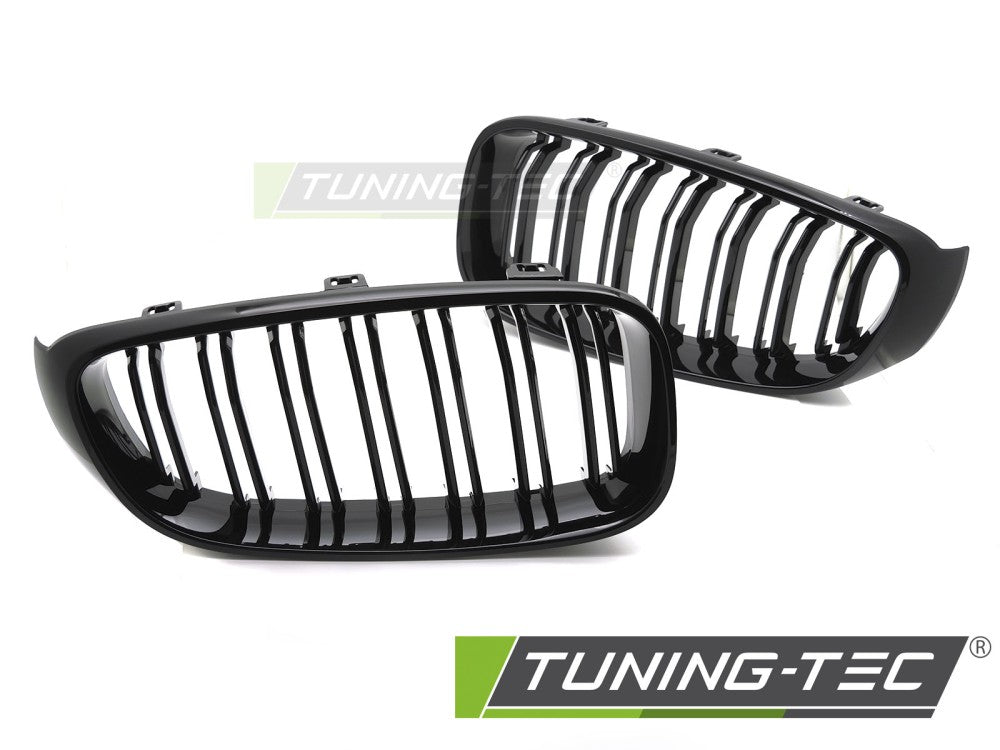 CALANDRE SPORT NOIRE BRILLANTE À DOUBLE BARRE compatible BMW F34 GRAN TURISMO 13-17