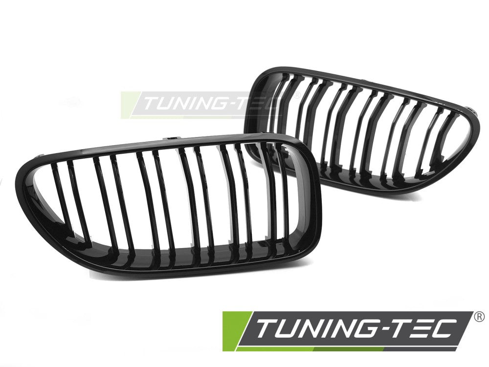 CALANDRE SPORT NOIRE BRILLANTE À DOUBLE BARRE compatible BMW F12 / F13 11-18