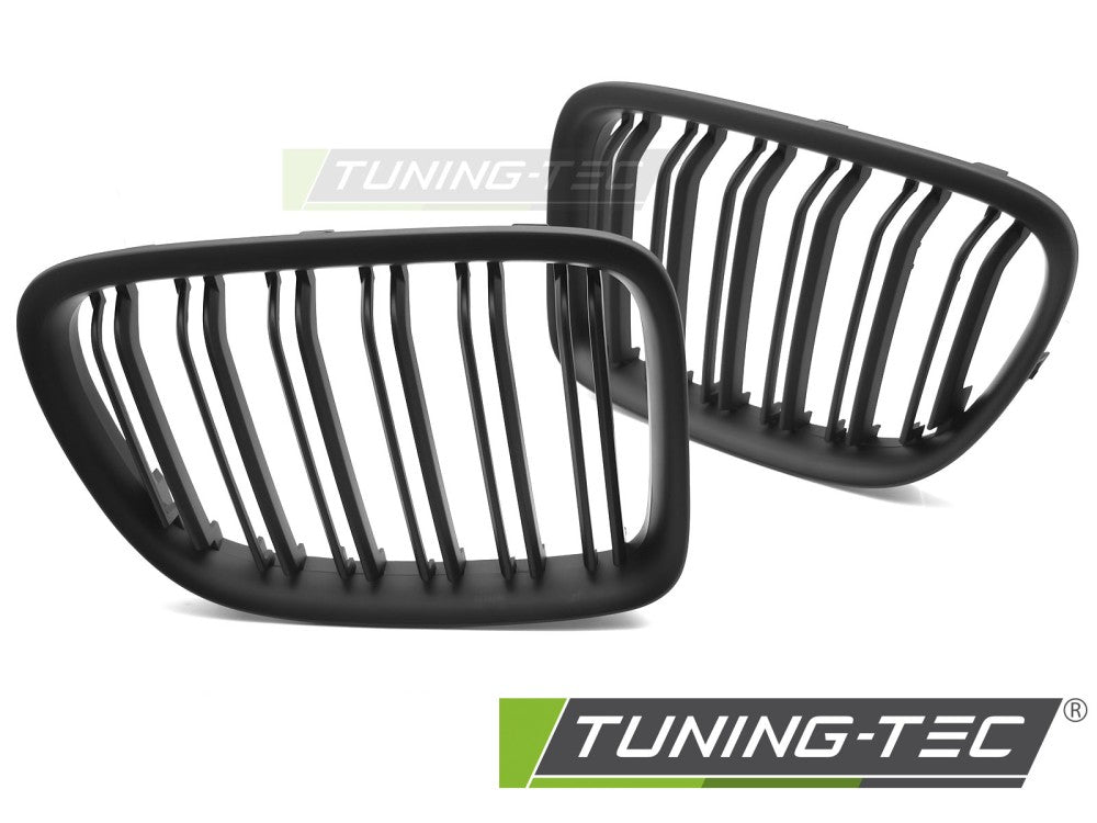 CALANDRE SPORT NOIR MAT À DOUBLE BARRE compatible BMW X1 E84 09-14
