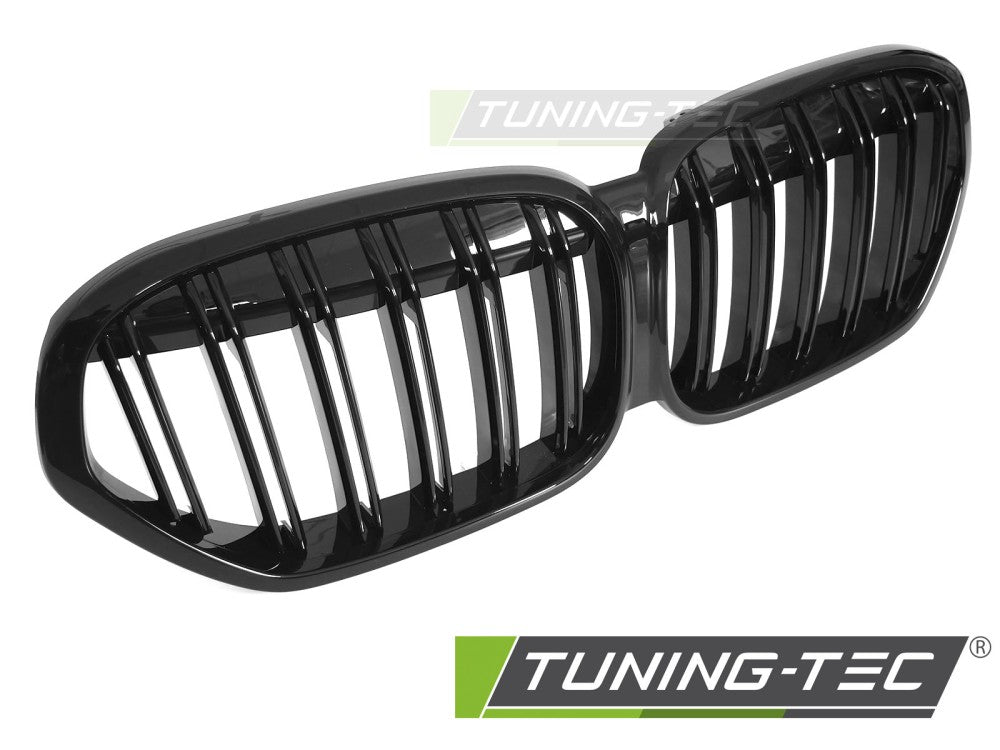 CALANDRE SPORT NOIR BRILLANT DOUBLE compatible BMW X1 F48 LCI 20-22