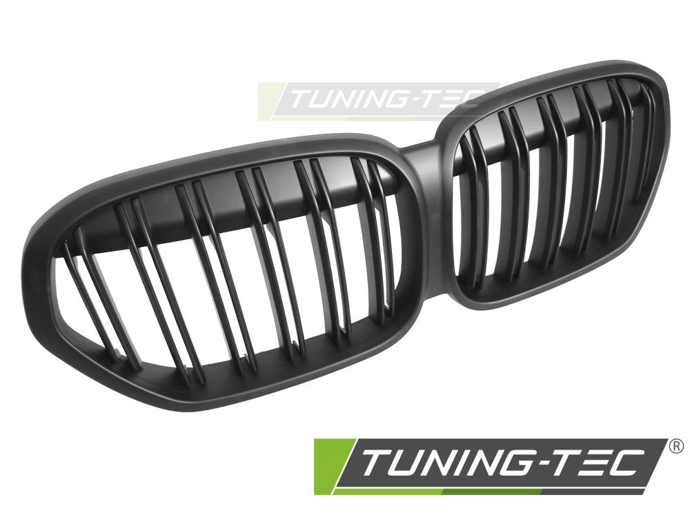 Calandre sport noir mat à double barre compatible BMW X1 F48 LCI 20-22