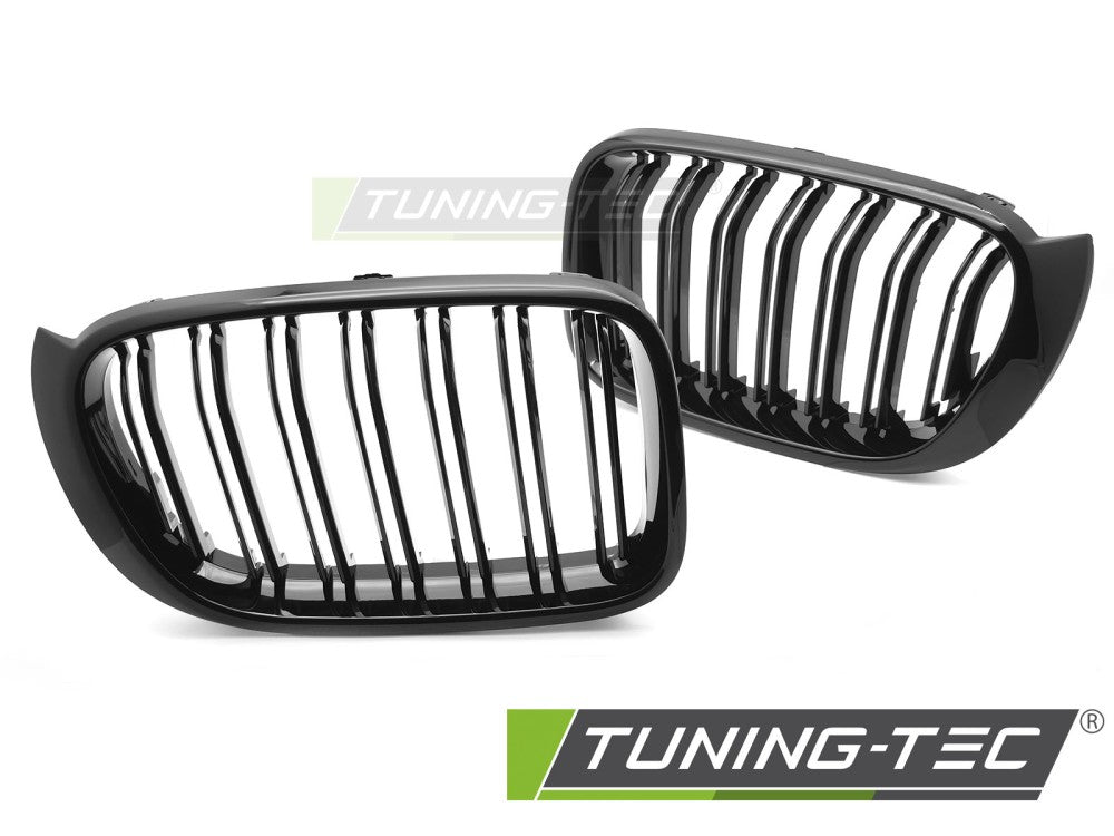 Calandre sport noire brillante à double barre compatible BMW X3 F25 LCI 14-17 / X4 F26 14-18