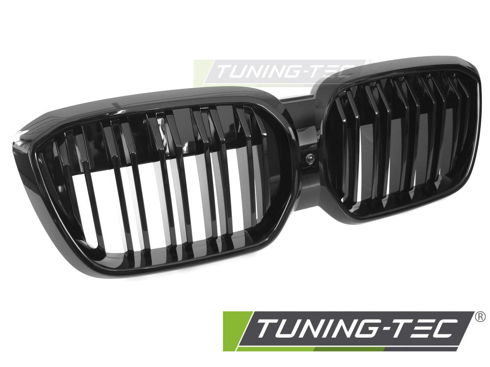 CALANDRE SPORT NOIR BRILLANT À DOUBLE BARRE compatible BMW iX3 G08 LCI 21-25