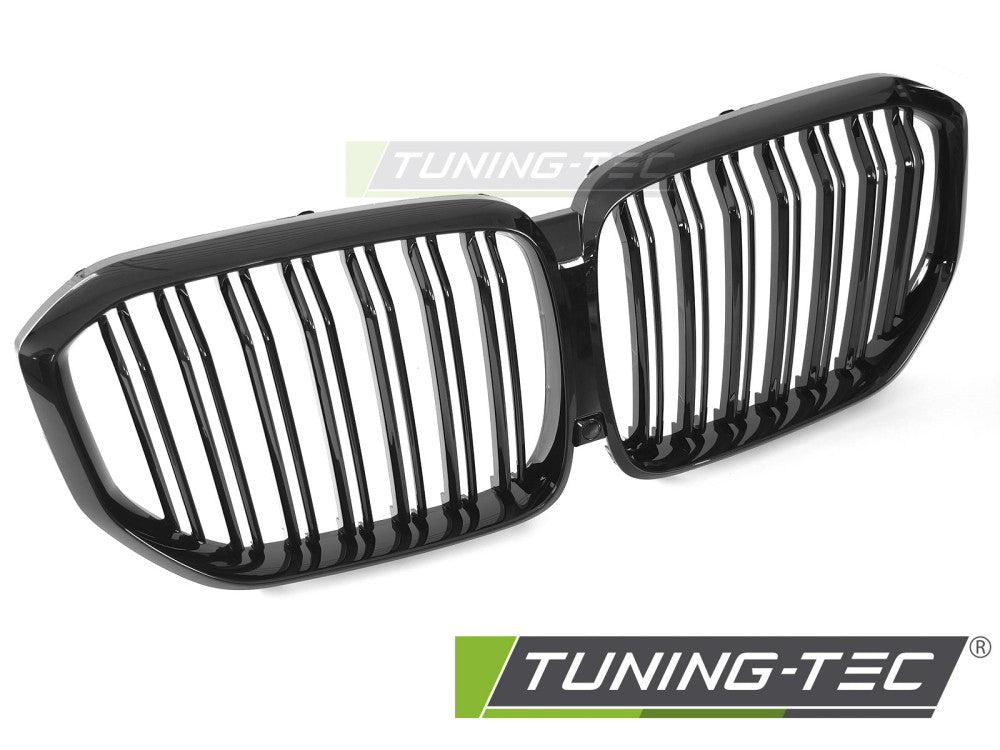 CALANDRE SPORT NOIR BRILLANT À DOUBLE BARRE compatible BMW X5 G05 19-22