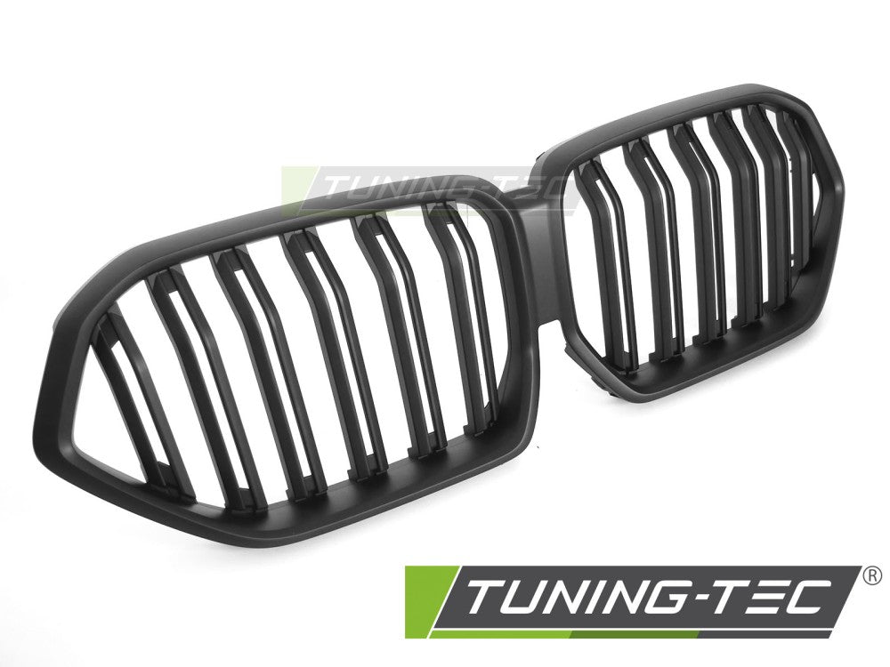 CALANDRE SPORT NOIR MAT À DOUBLE BARRE compatible BMW X6 G06 19-23