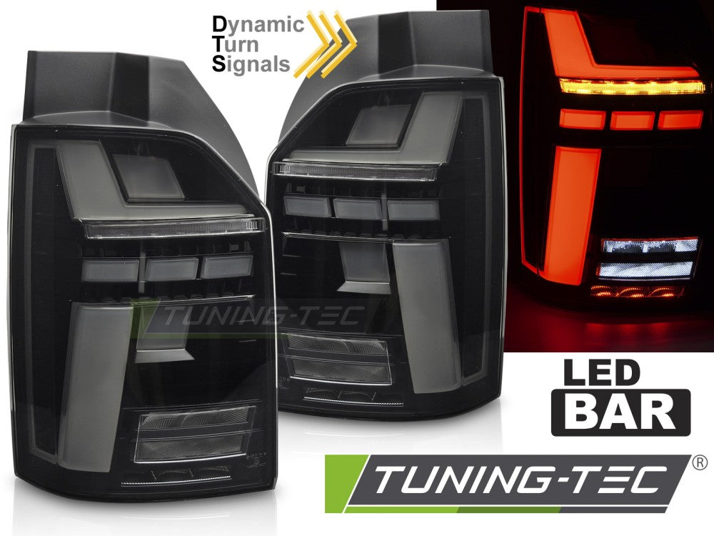 Feux arrière à LED fumés SEQ compatibles VW T6 15-19 / T6.1 20-24
