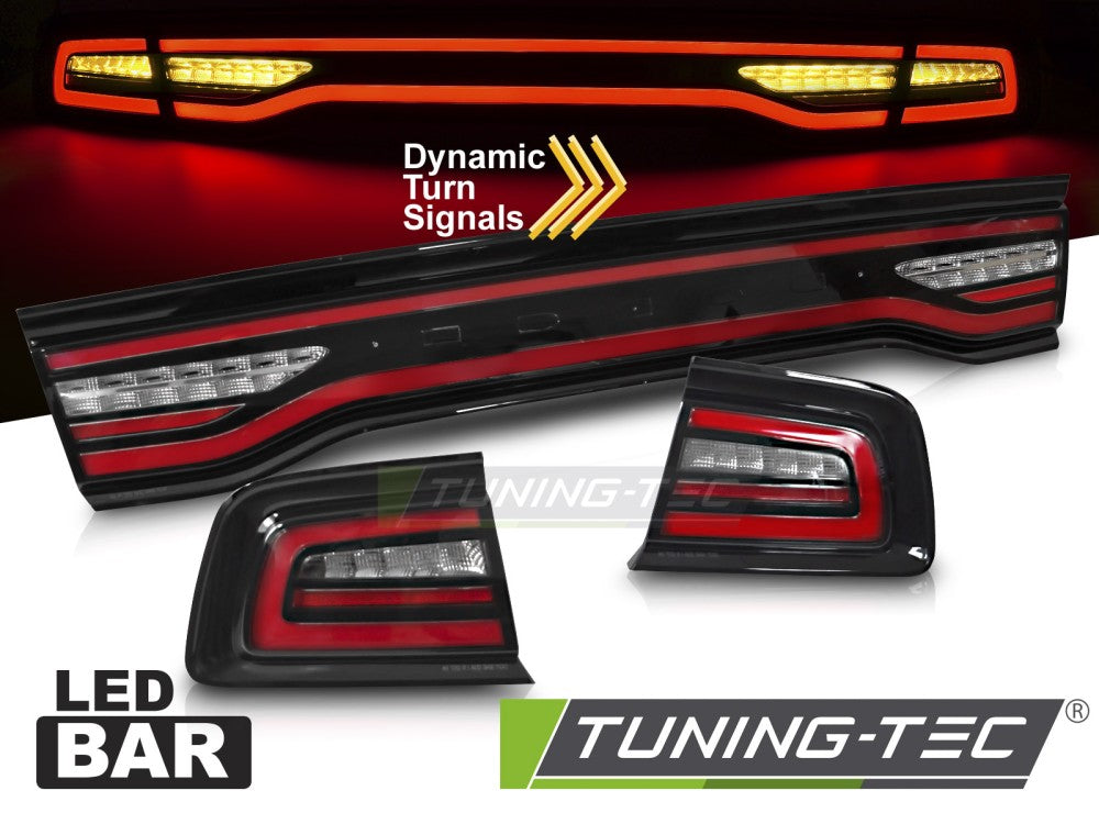 FEUX ARRIÈRE À DEL COMPLETS SEQ compatibles avec DODGE CHARGER 11-14