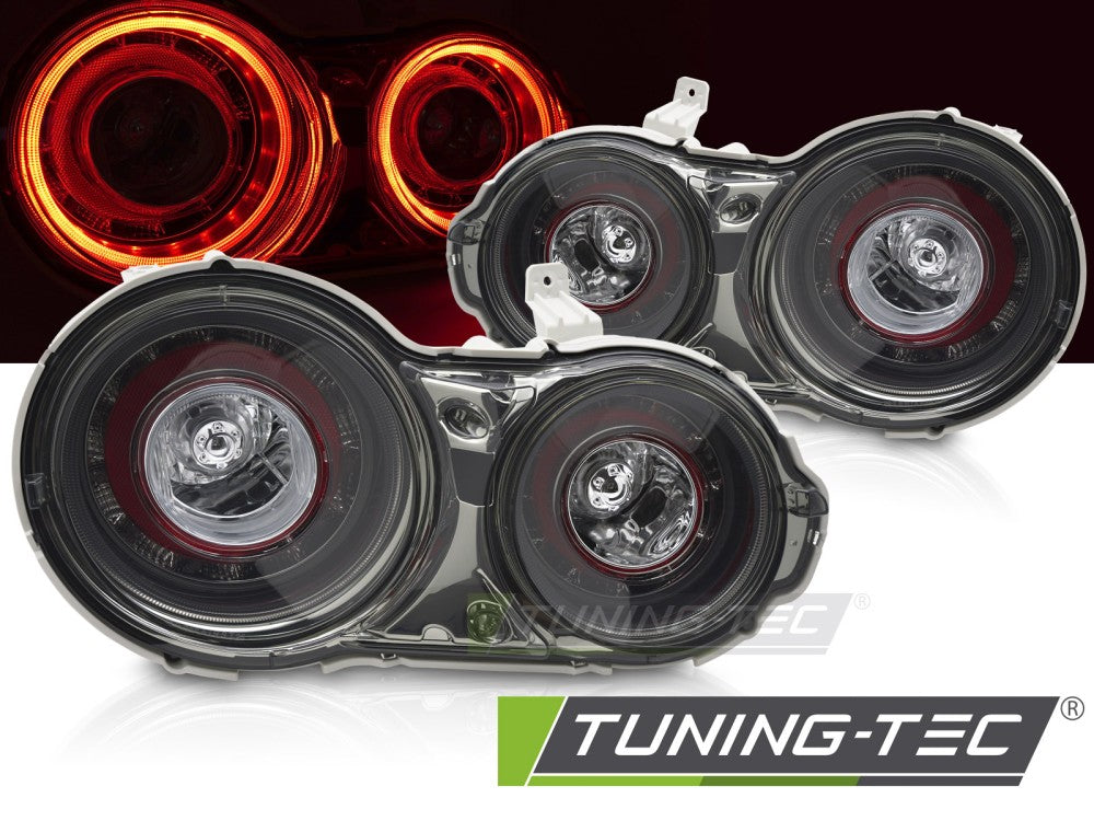 Feux arrière à LED fumés compatibles avec NISSAN GT-R 08-23