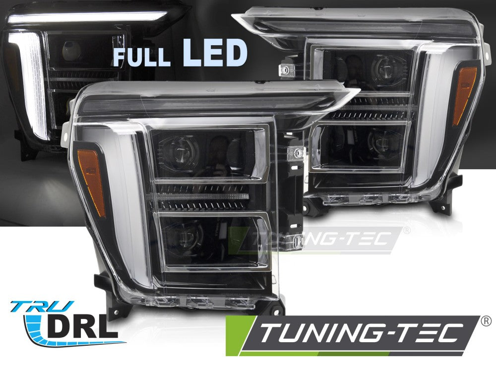 Phares Full LED avec feux de jour compatibles avec Ford F150 MK14 2020-2023