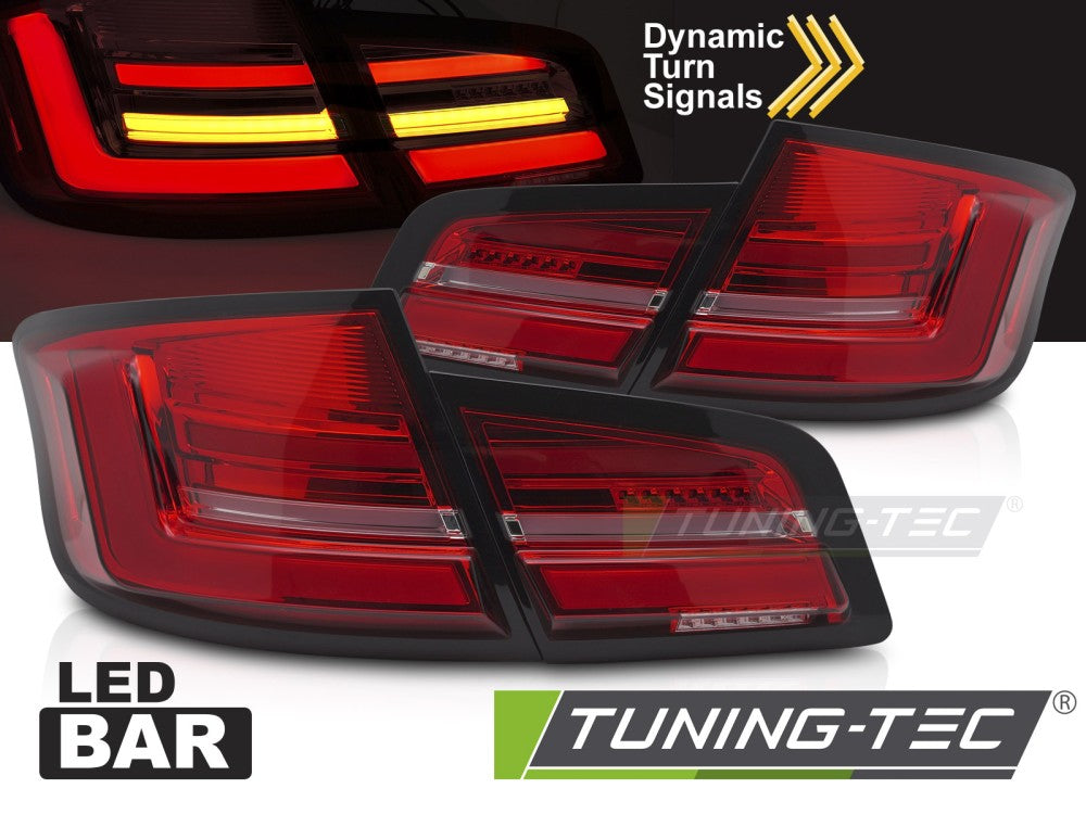 Feux arrière à LED rouges et blancs séquentiels compatibles BMW F10 10-13