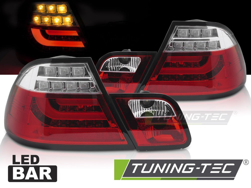 Feux arrière à LED rouges compatibles avec BMW E46 Coupé 03-06