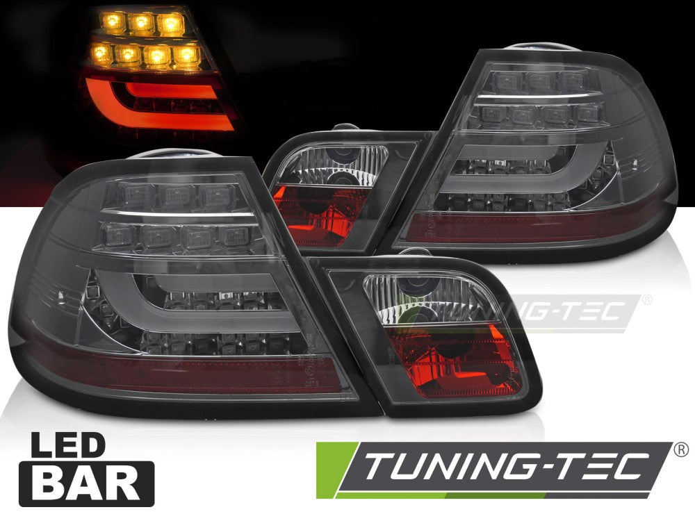 Feux arrière à LED fumés compatibles avec BMW E46 Coupé 03-06