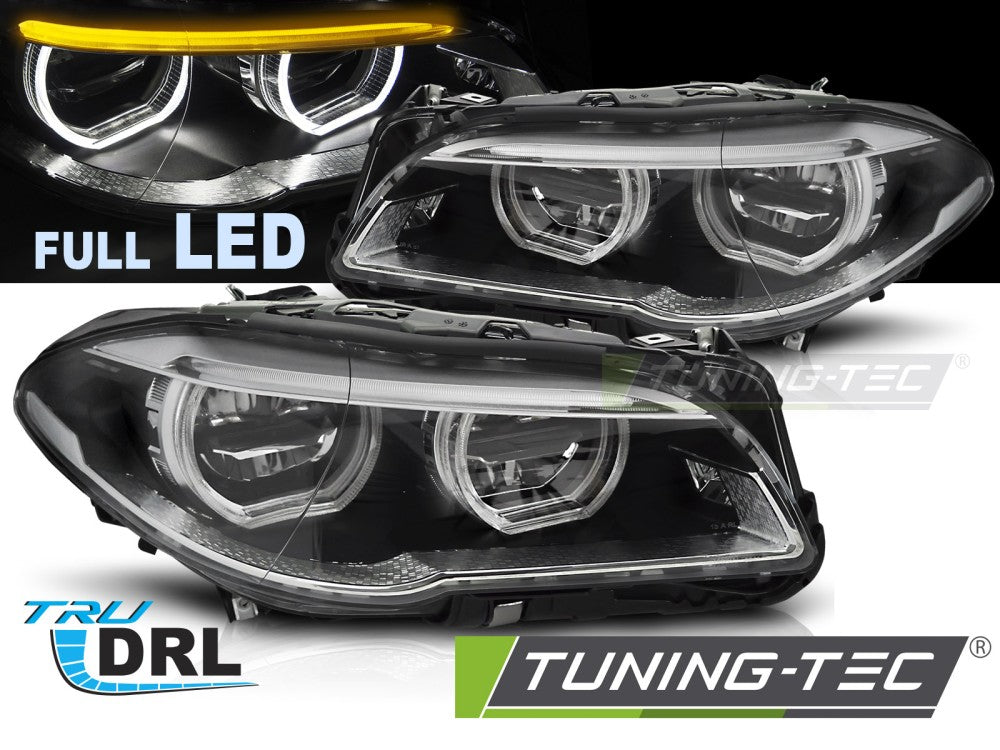 Phares Full LED avec feux de jour compatibles BMW F10 / F11 10-13