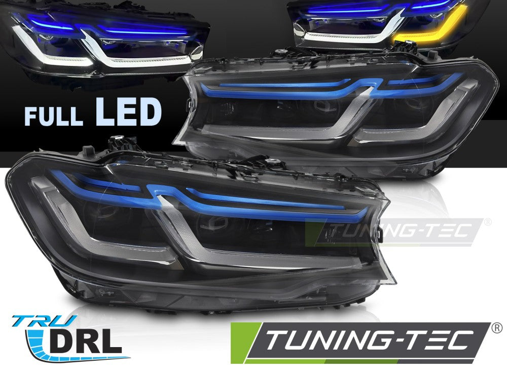Phares Full LED avec feux de jour compatibles BMW G30 / G31 17-20