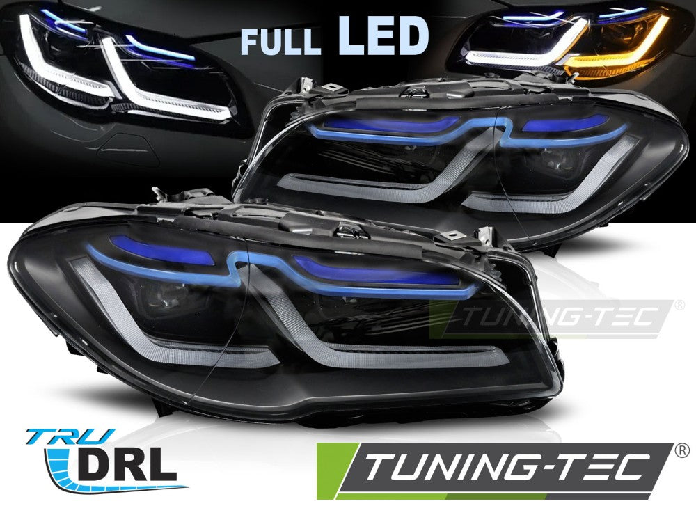 Phares Full LED avec feux de jour compatibles BMW F10 / F11 13-16