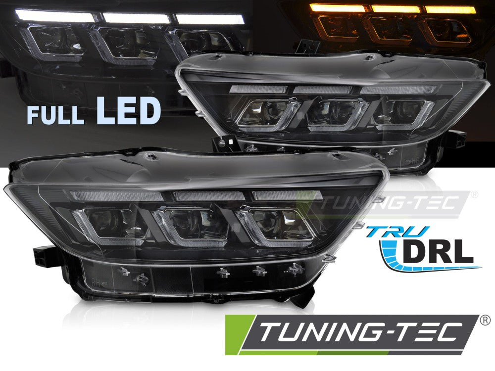 Phares entièrement à LED compatibles avec Ford Mustang 14-17