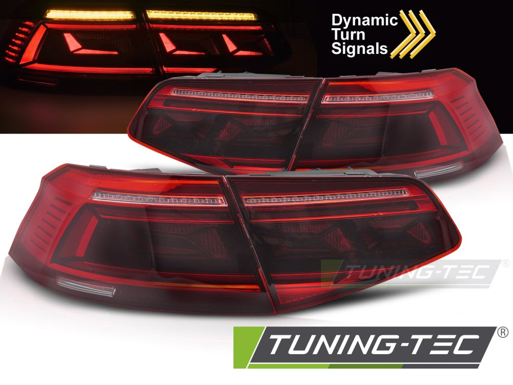 FEUX ARRIÈRE À LED COMPLETS SEQ compatibles avec VW PASSAT B8 BERLINE 14-19