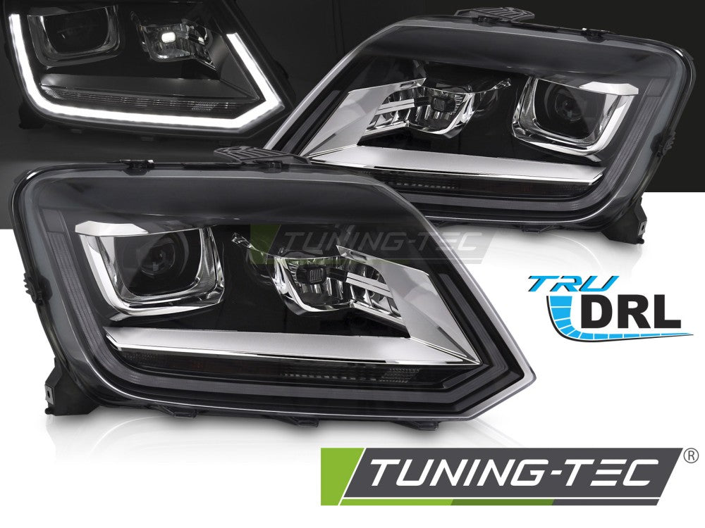 Phares à LED avec feux de jour compatibles avec VW Amarok 09-16