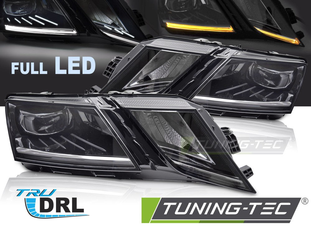 Phares Full LED avec feux de jour compatibles avec Skoda Octavia III 16-20