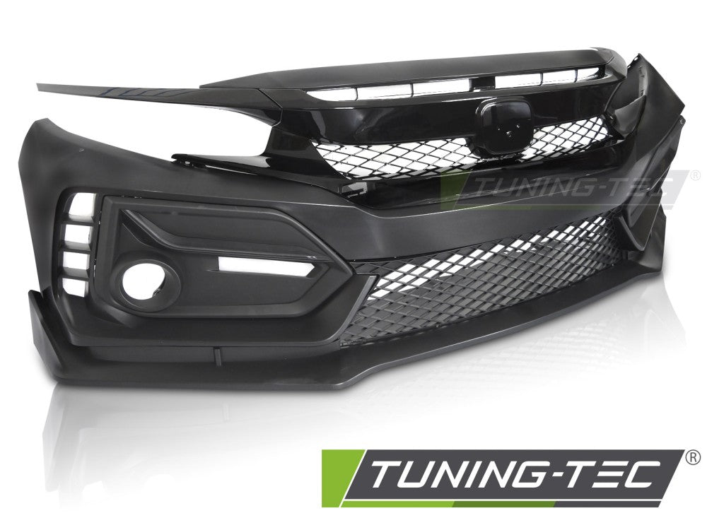 Pare-chocs avant sport compatible avec Honda Civic X 16-21