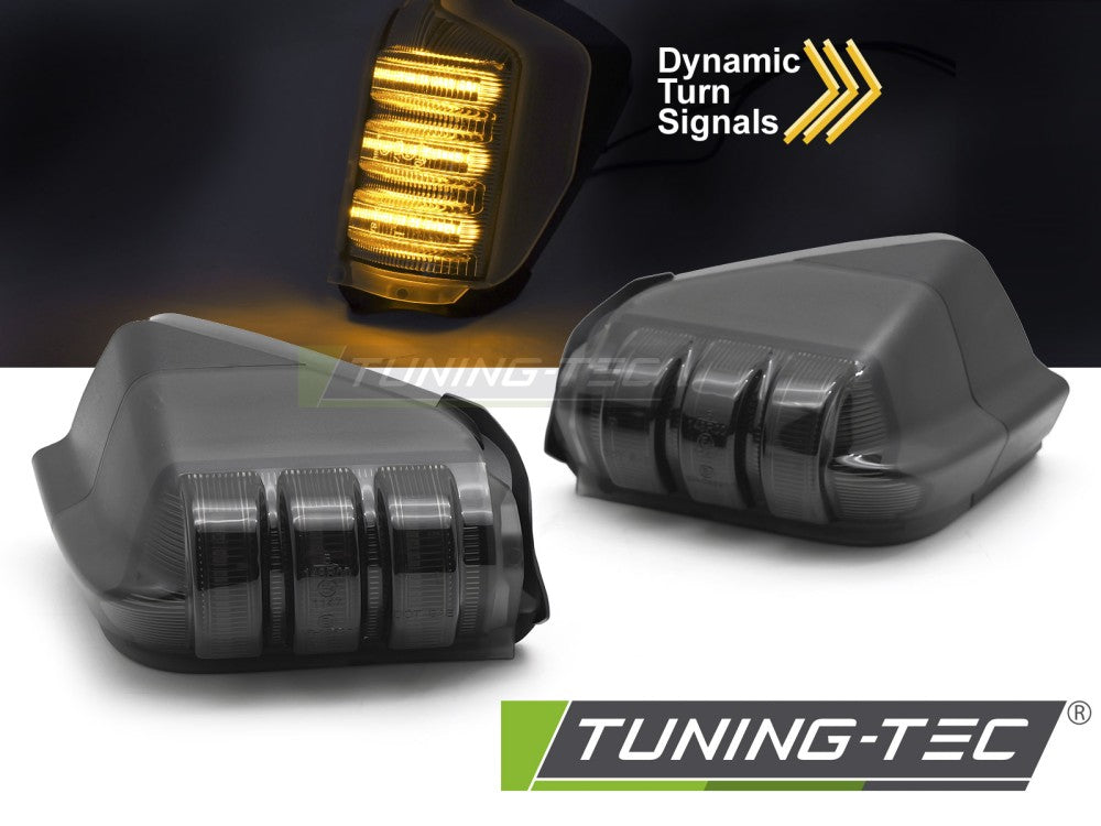 Clignotant latéral à LED fumé intégré au rétroviseur, compatible avec VW Crafter 06-16 / Mercedes Sprinter 06-18