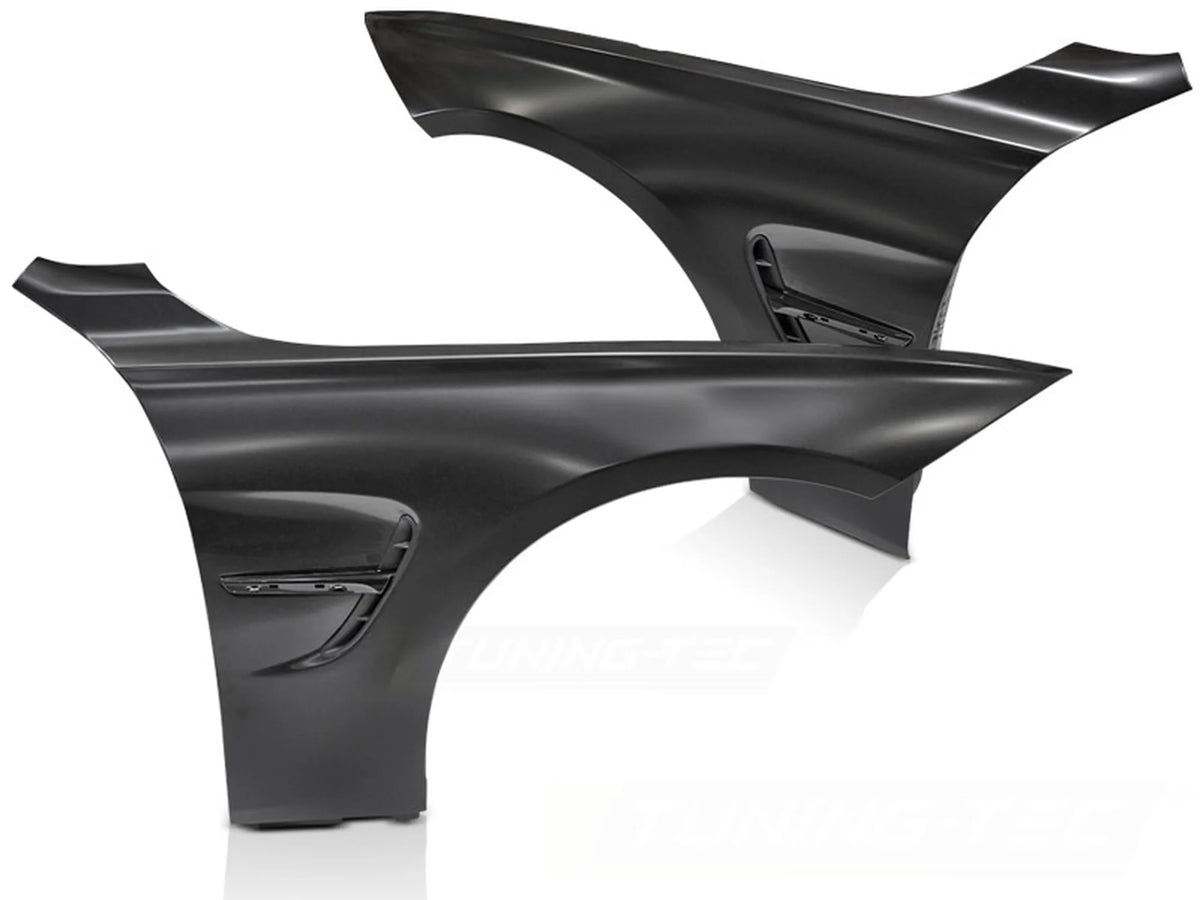Ailes sport avec aérations latérales noires compatibles BMW F32 F33 F36 13-20