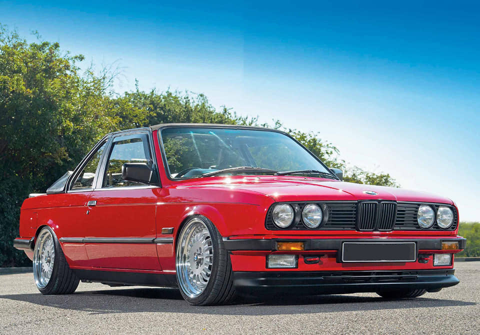 Lame de pare-choc en fibre pour BMW E30 Jimmy Hill 