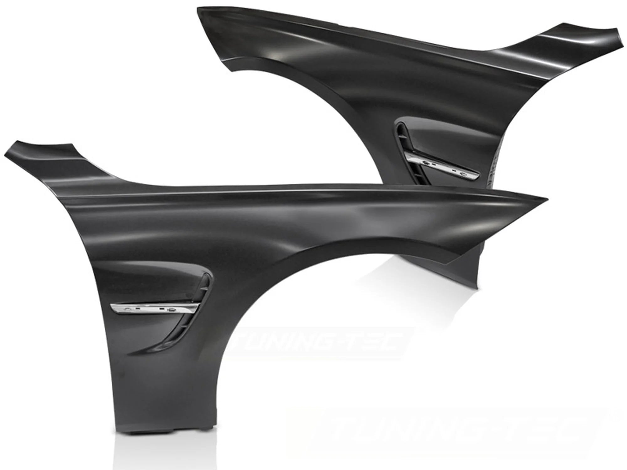 Ailes sport chromées avec ouïes latérales, compatibles BMW F32 F33 F36 (2013-2020)
